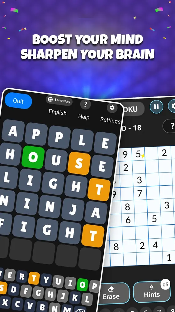 All in One Game Screenshot 7 - High Score Leaderboards