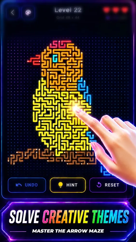 Arrows Escape Screenshot 1 - Directional Arrow Puzzle Board