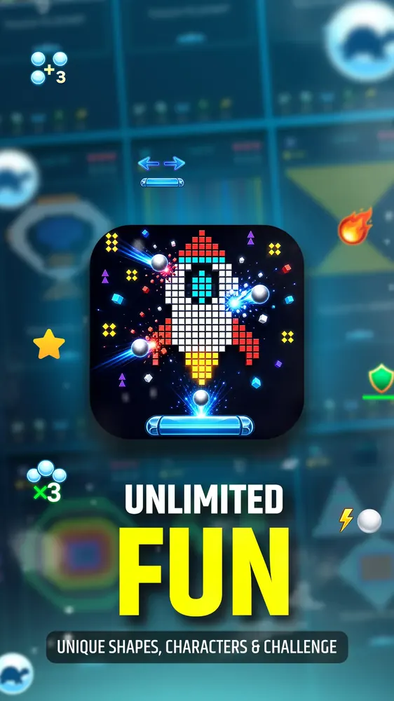 Brick Breaker Pixel Blitz Screenshot 6 - High Score Chasing and Combos