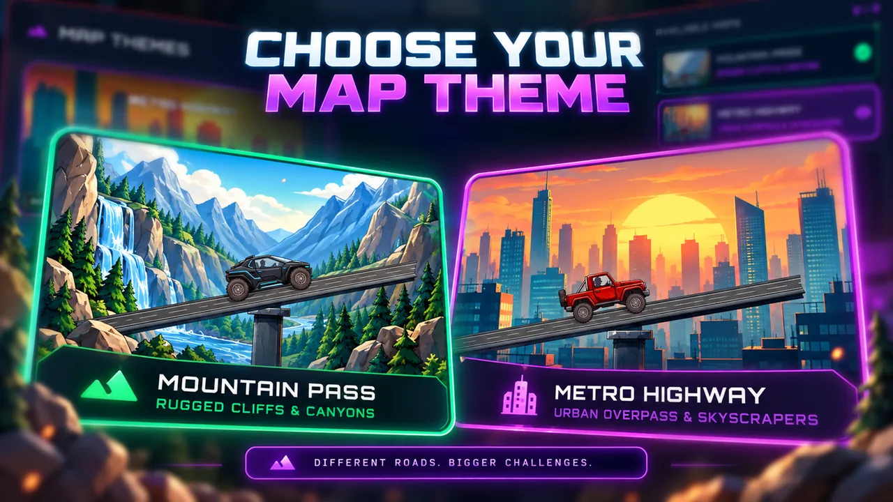 Drive Don't Crash Screenshot 5 - Mountain Pass Elevated Arenas