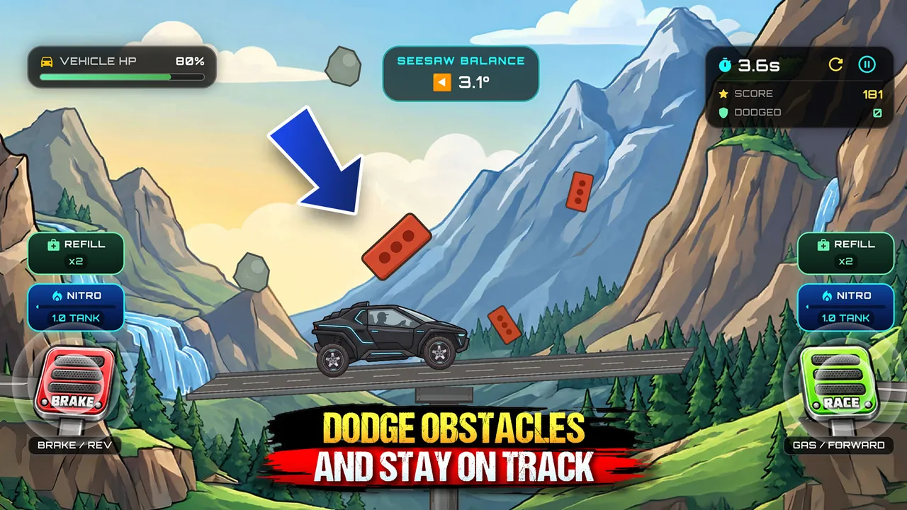 Drive Don't Crash Screenshot 6 - Metro Highway Sky Ramp Challenge