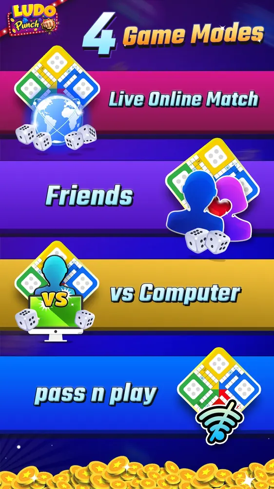 Ludo Punch Offline Screenshot 4 - Multiple Board Themes