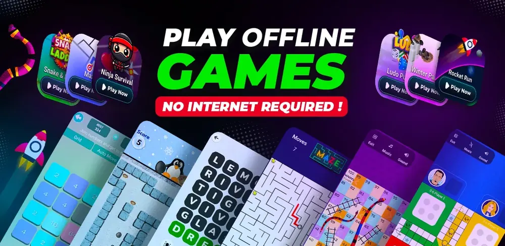 Offline Games Screenshot 2 - Instant Play No Wifi