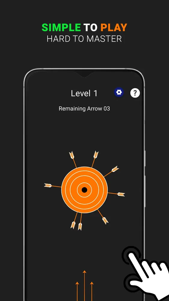 Perfect Shot Screenshot 1 - Spinning Target Physics